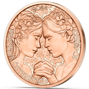 The Violet 10 Euro Copper 2024 Coin