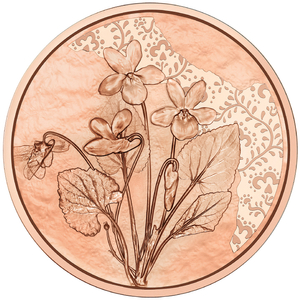 The Violet 10 Euro Copper 2024 Coin