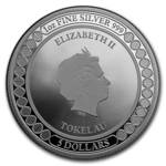 Tokelau: Equilibrium 1 oz Silver 2019 Prooflike 