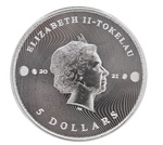 Tokelau: Equilibrium 1 oz Silver 2021