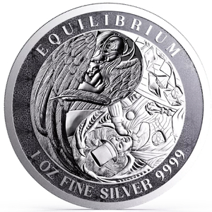 Tokelau: Equilibrium 1 oz Silver 2024