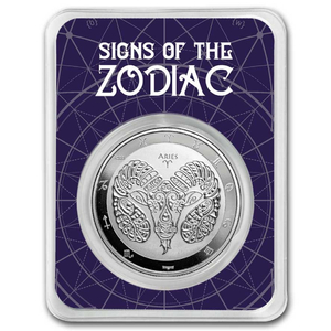 Tokelau: Zodiac Series - Aries 1 oz Silver 2024 Slab