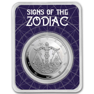 Tokelau: Zodiac Series - Libra 1 oz Silver 2024 Slab