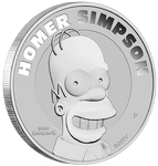 Tuvalu: Homer Simpson 1 oz Silver 2022