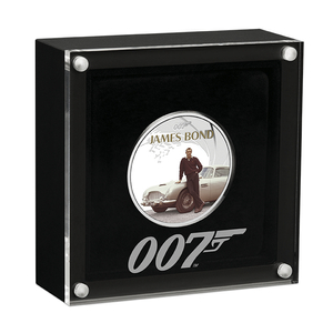 Tuvalu: James Bond - Sean Connery coloured 1 oz Silver 2024 Proof