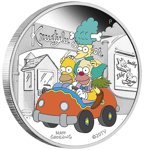 Tuvalu: The Simpson - Krustylu Studios colored 1 oz Silver 2022 Proof 