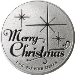 Twas The Night Before Christmas 1 oz Silver Round