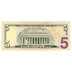 USA Banknote 5 Dollars (5 U.S. dollars / 5 USD) 100 pieces