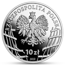 Unbroken Soldiers, Accursed by the Communists - Jozef Kuraś "Fire" 10 zloty Silver 2023 Proof