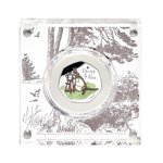 Winnie the Pooh - Kangaroo and Baby colored Silver 2022 Proof