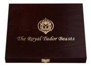 The Royal Tudor Beasts cofre de madera 10 monedas x 1 oz Oro