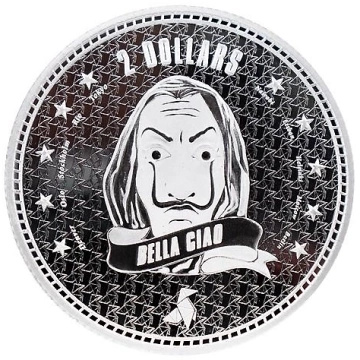 Niue: Bella Ciao 1 uncja Srebra 2022 Prooflike
