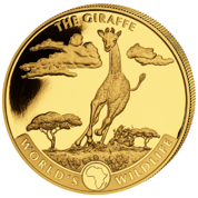 Congo: Vida salvaje del mundo - Jirafa 1 oz Oro 2019