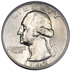ESTADOS UNIDOS: 25 Cents - Quarter Dollar (0,25 USD) Silver Various Annuities (muestra Ag.900) Circulante