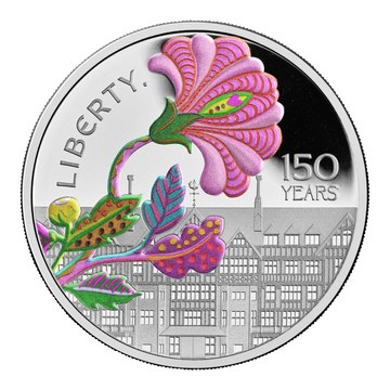 150.º Aniversario de Liberty Colorada £5 Plata 2025 Proof