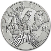 Santa Elena: Diosas - Eos y los Caballos 5 uncji Srebra 2023