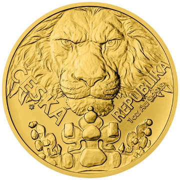 Niue: León Checo 1 oz Oro 2023