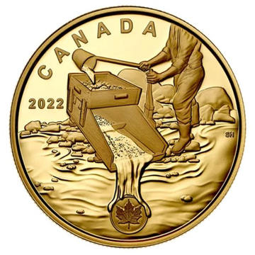 Canadá Klondike: Fiebre del Oro - Exploración de Oro 2022 Proof