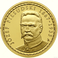  Niue: Väter der polnischen Unabhängigkeit - Józef Piłsudski 1/4 oz Gold 2018 Proof