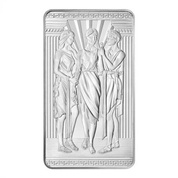 Bar The Great Engravers - Three Graces 100 oz Silber 2022