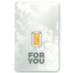 C. Hafner - For You 1 gram Gold Bar LBMA (white)