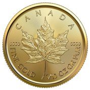 Canadian Maple Leaf 1/10 oz Gold 2022