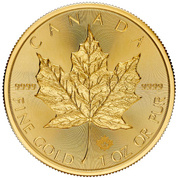Canadian Maple Leaf 1 oz Gold 2024