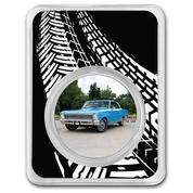 Chevrolet Nova SS colorized 1 oz Silber Certipack