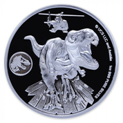 Fiji Jurassic World Dominion 1 oz SIlber 2022