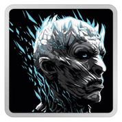 Game of Thrones - The Night King coloured 1 oz Silber 2022 Proof