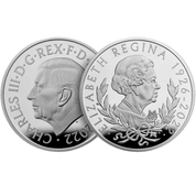 Her Majesty Queen Elizabeth II £10 10 oz Silber 2022 Proof 