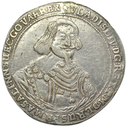 Ladislaus IV Vasa, Thaler Elbląg Silver 1636 (3+) ex. Potocki 