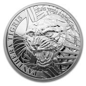 Laos: Panthera Tigris 1 oz Silber 2021