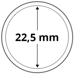 Leuchtturm - Coin Capsule 22,5 mm 100 pcs