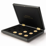 Leuchtturm - Volterra coin case for 12 Sovereigns in capsules Empty