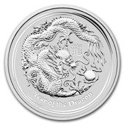 Lunar II: Jahr des Drachen 2 oz Silber 2012