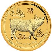 Lunar II: Schweinejahr 1/2 oz Gold 2019