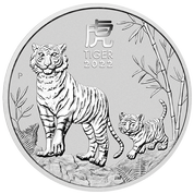 Lunar III: Year of the Tiger 1 oz Silber 2022