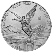 Mexican Libertad 1/4 oz Silver 2017