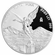 Mexikanische Libertad 2 oz Silber 2020 Proof