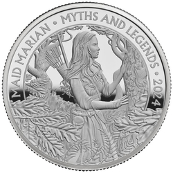 Myths & Legends: Maid Marian 2 oz Silber 2024 Proof