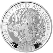 Myths & Legends: Morgan Le Fay 1 oz Silber 2023 Proof