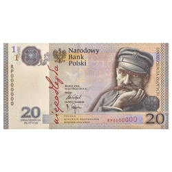 NBP "Independence" 20 PLN 2018