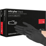 Nitrile gloves for numismatics L (black) 100 pcs