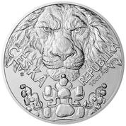 Niue: Czech Lion 10 oz Silber 2023