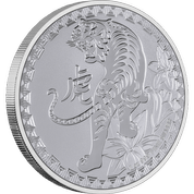 Niue: Year of the Tiger 1 oz Silver 2022