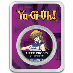 Niue: Yu-Gi-Oh! Alexis Rhodes coloured 1 oz Silver 2024 Slab