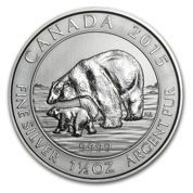 Polar Bear 1,5 oz Silber 2015