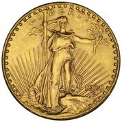 Saint-Gaudens Gold Double Eagle 20 Dollars Zufälliges Jahr Erhaltungszustand: 2