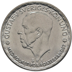 Schweden, Gustav V. - 1 Krone 1942-1950